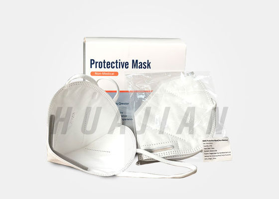 Respirator-Latex-freier Antismog 3D KN95, der KN95 Gesichtsmaske faltet