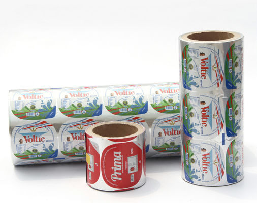 Einfacher Schalen-Aluminiumfolie-Behälter-Deckel für Kaffee-Milch-Kapseln