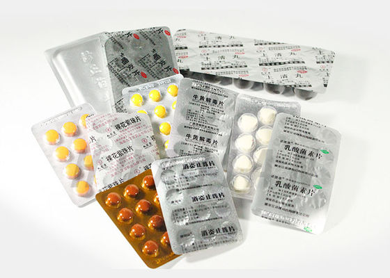 Export von der OP ALU HSL Aluminiumblasen-Folie Chinas für pharmazeutische Verpackungs-Heißsiegelfähigkeit mit PVC und PVDC
