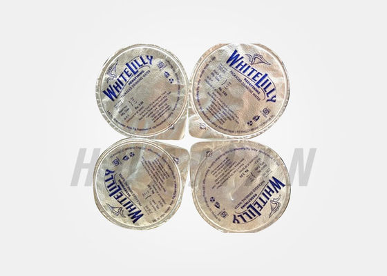Dichtungs-lamellierter Plastikdruckflaschen-Jogurt-Schalen-Aluminiumfolie-Deckel