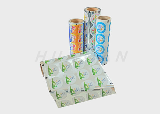 Dichtungs-lamellierter Plastikdruckflaschen-Jogurt-Schalen-Aluminiumfolie-Deckel