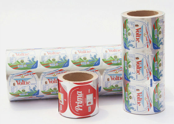 76mm pp. einfache Peelable Aluminium-Lidding Folie für Jogurt-Schale pp. PS PET-PVC