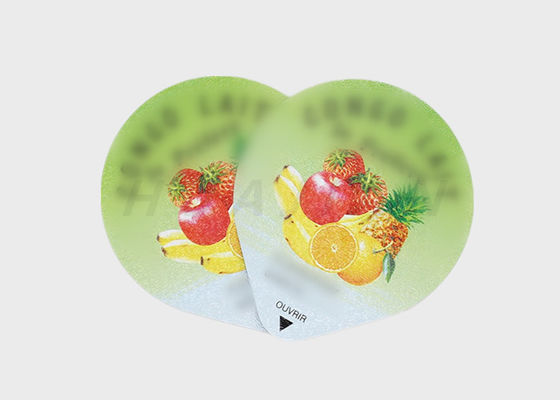 Dichtungs-lamellierter Plastikdruckflaschen-Jogurt-Schalen-Aluminiumfolie-Deckel
